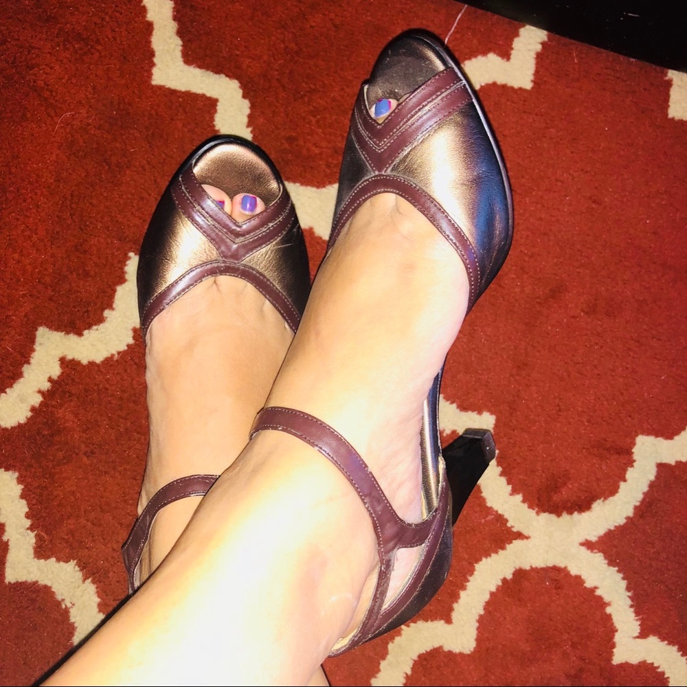 Soft Ankle Strap Peep Toe Heel